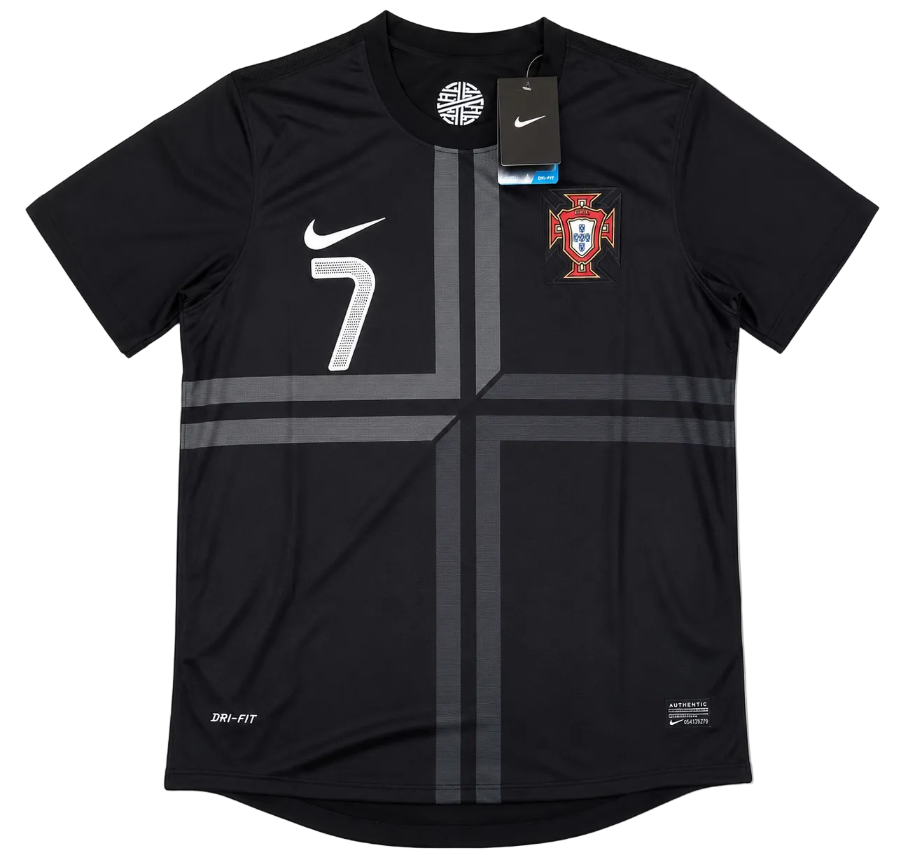 Portugal RONALDO 7 ユニフォーム ブラック 2012 Portugal Ronaldo #7 Third Kit Jersey – Retro Soccer Shirt