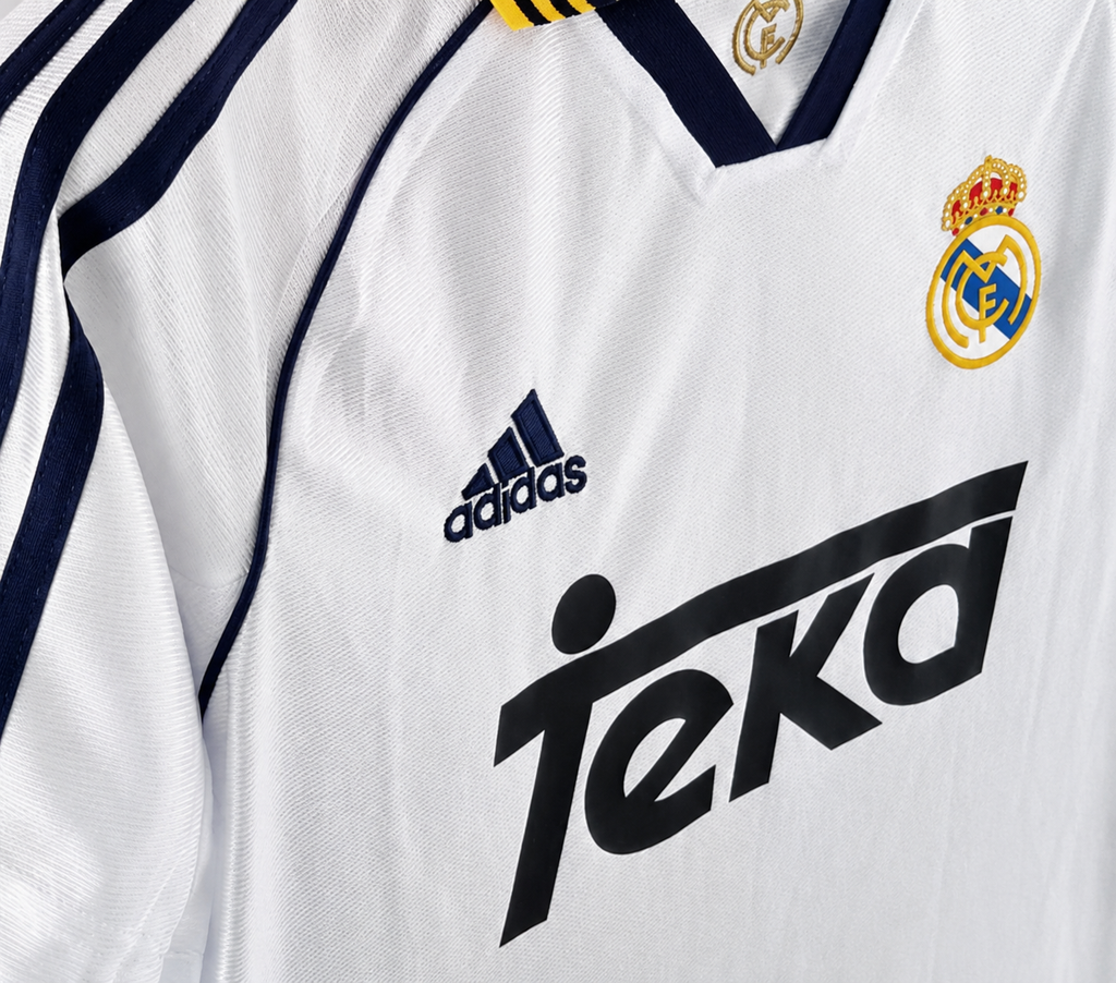 2000/2001 Real Madrid C.F Home Jersey - Retro Soccer Shirt