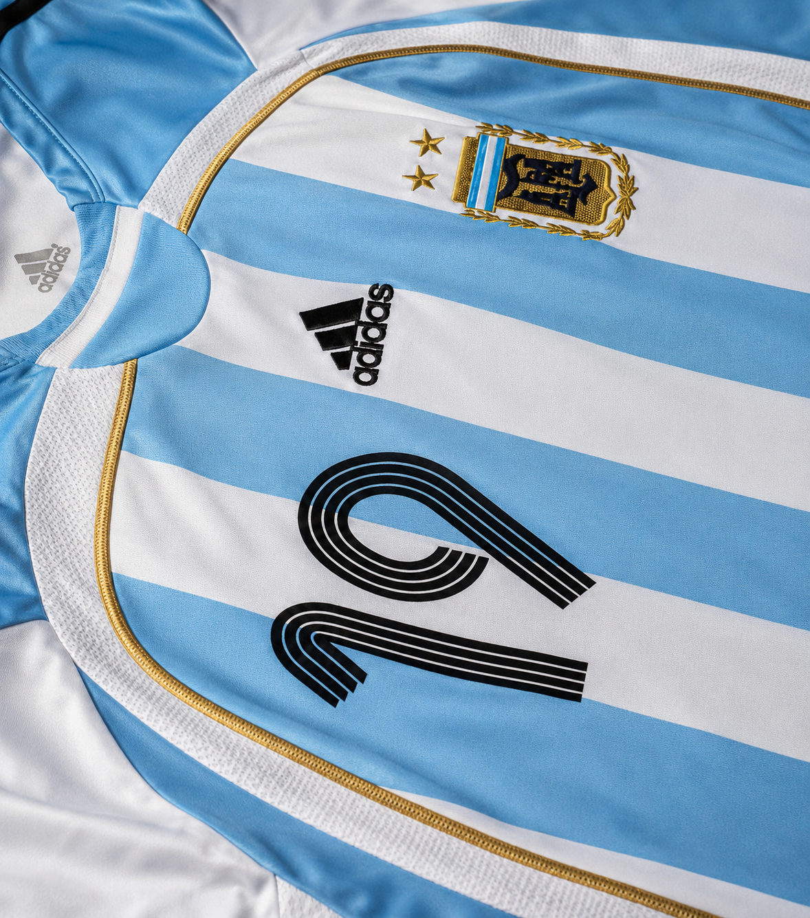 2006 Argentina Messi #19 Home Jersey – Retro Soccer Shirt