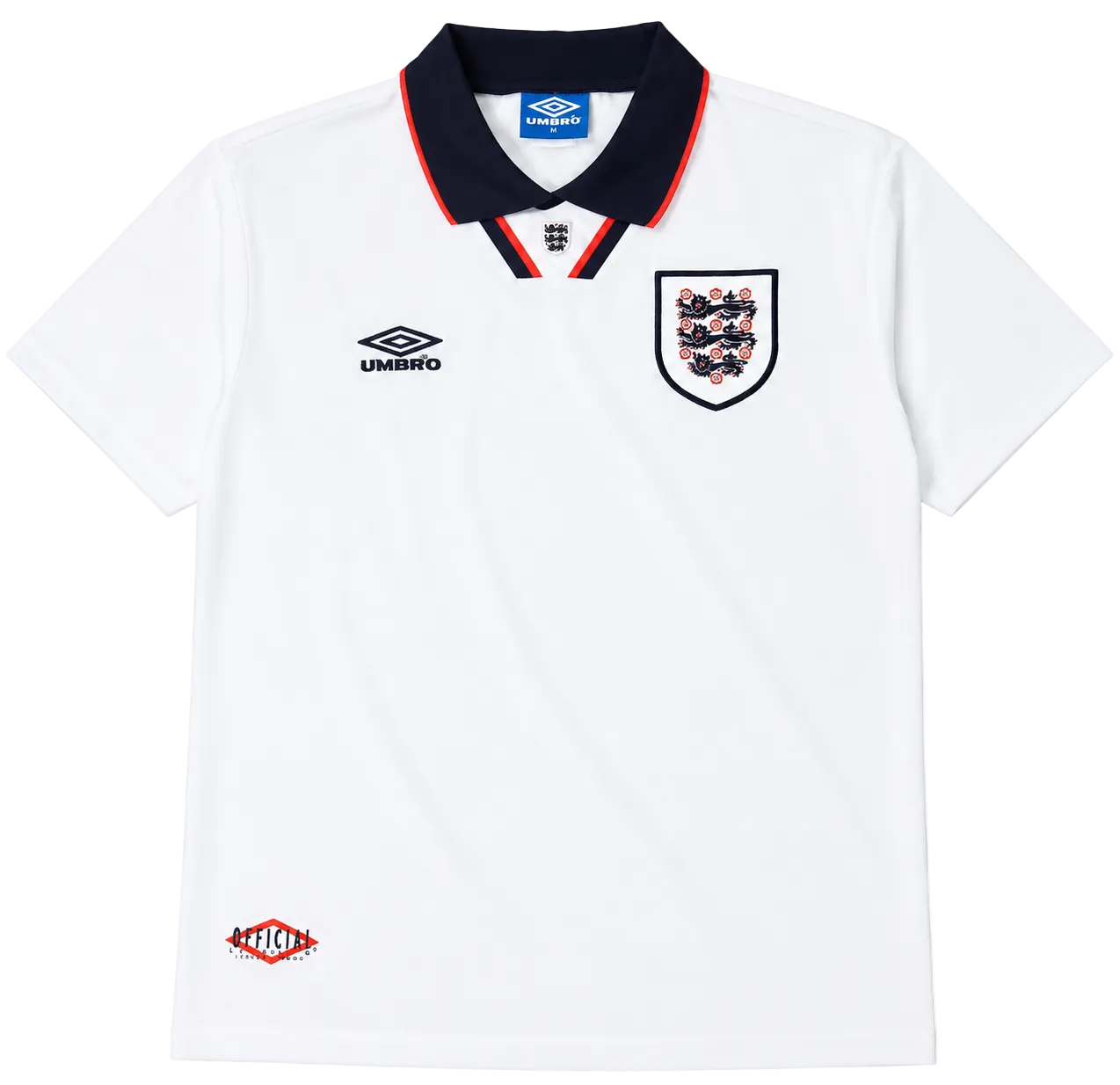1993/1994 England Home Jersey – Retro Soccer Shirt