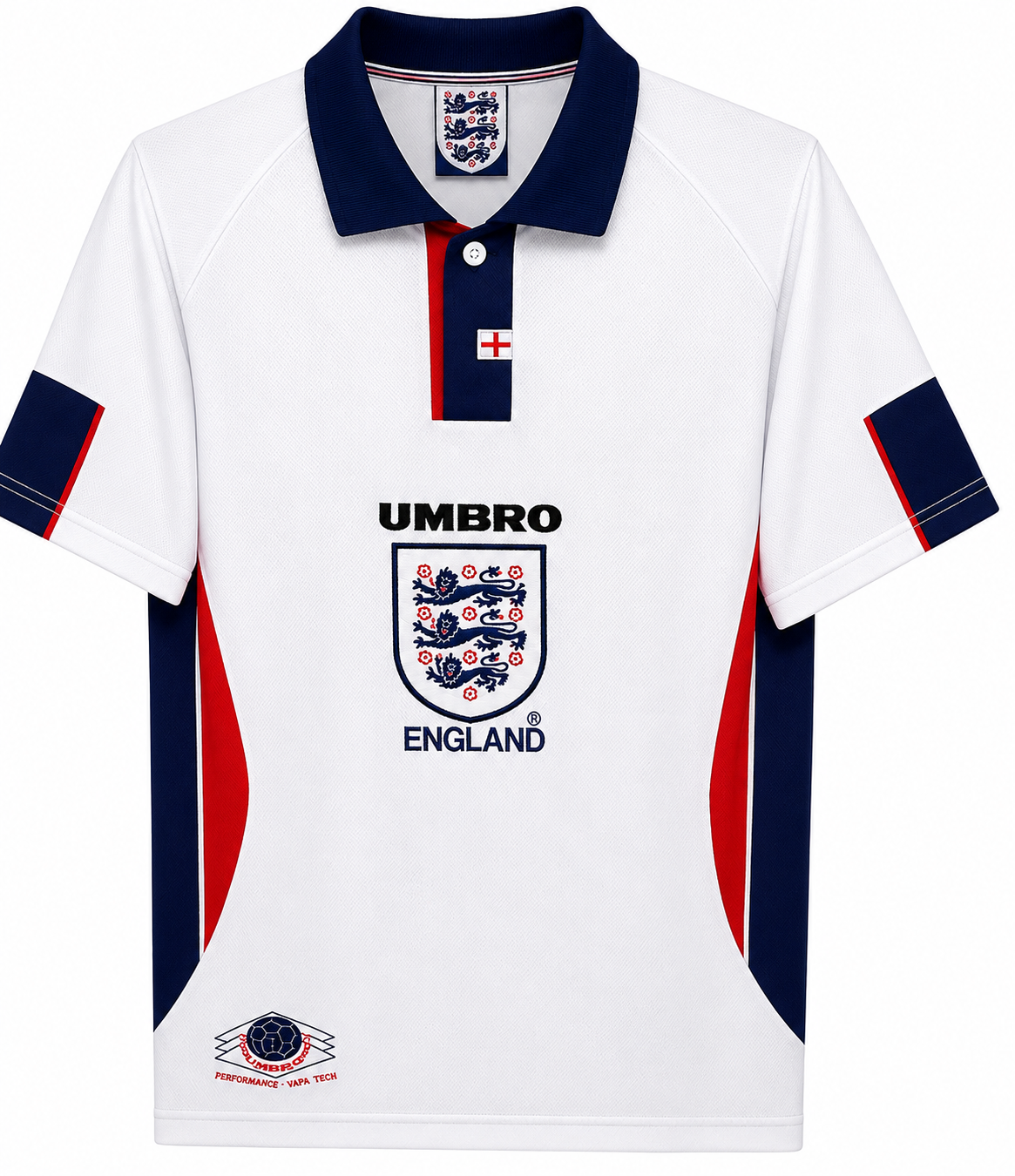 1997/1998 England Home Jersey – Retro Soccer Shirt