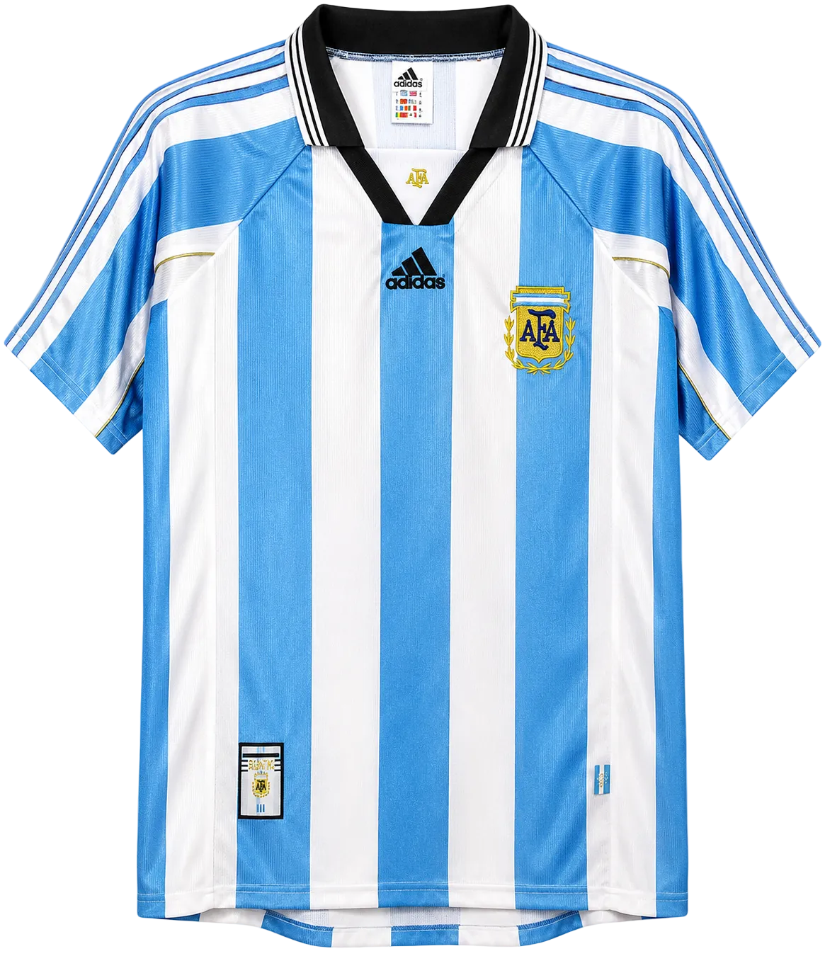 1998/1999 Argentina Home Jersey - Retro Soccer Shirt