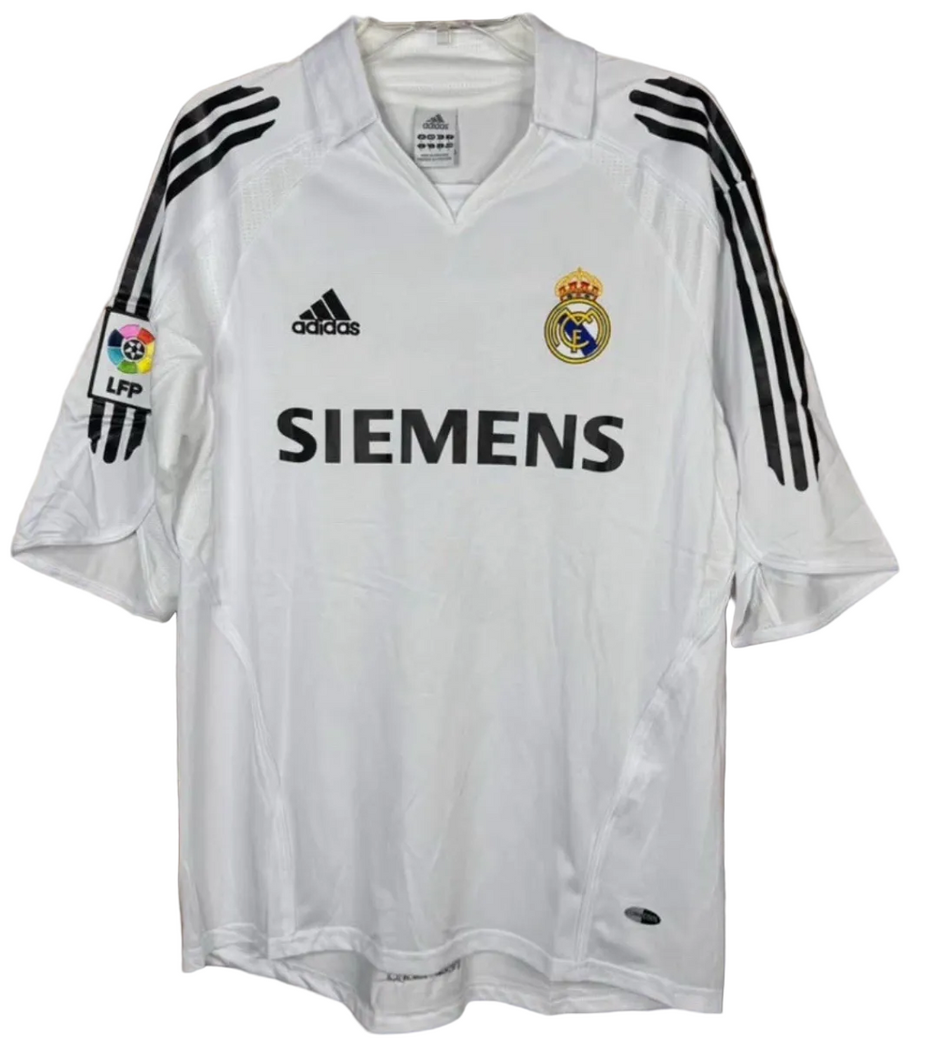 2005/2006 Real Madrid Zidane #5 Home Jersey – Retro Soccer Shirt