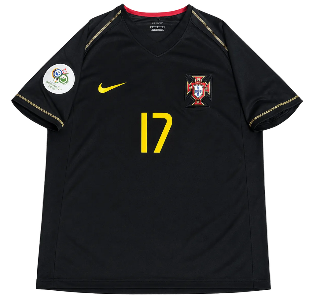 2006 Portugal Ronaldo #17 Away Jersey - Retro Soccer Shirt