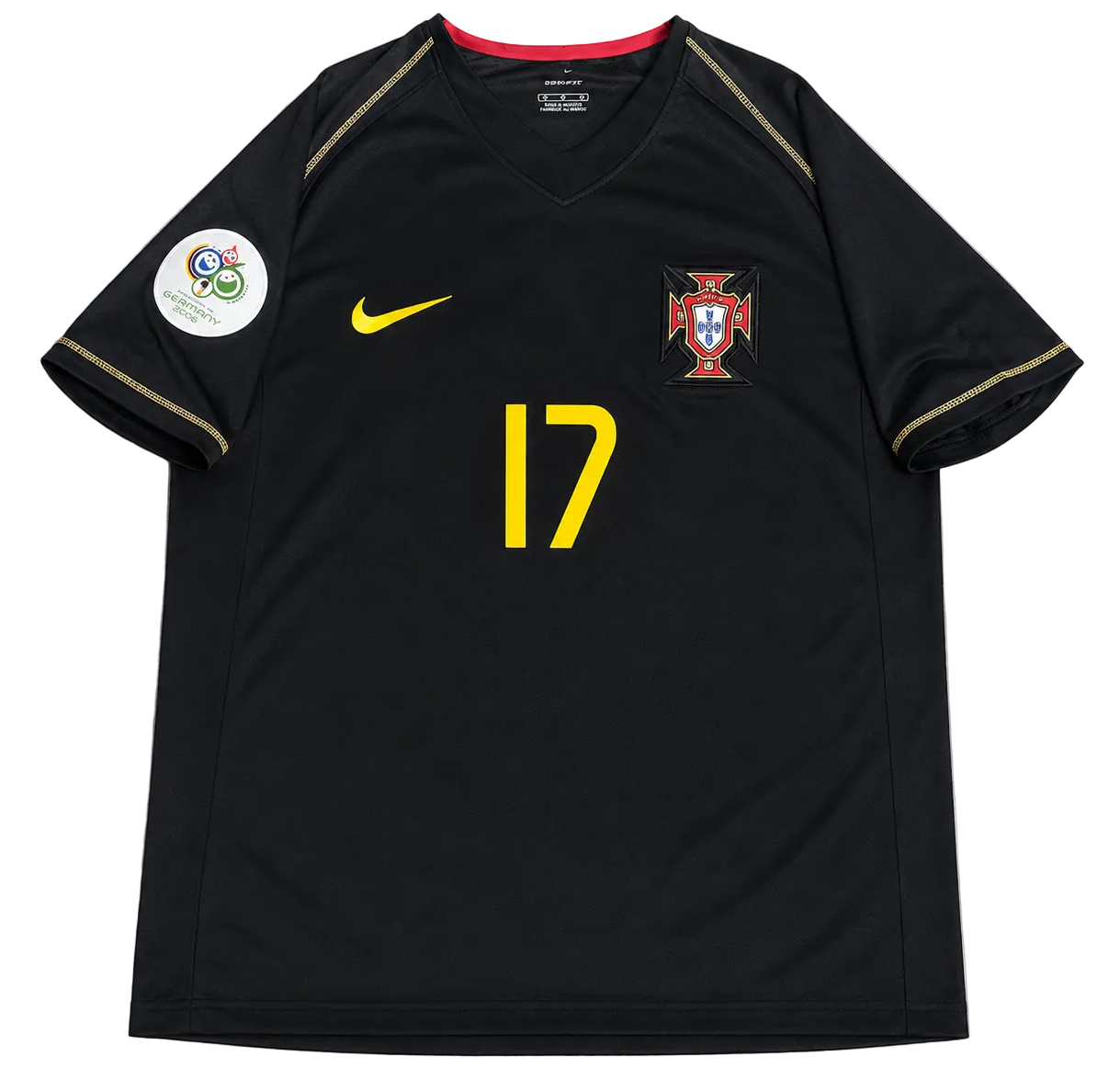 2006 Portugal Ronaldo #17 Away Jersey - Retro Soccer Shirt