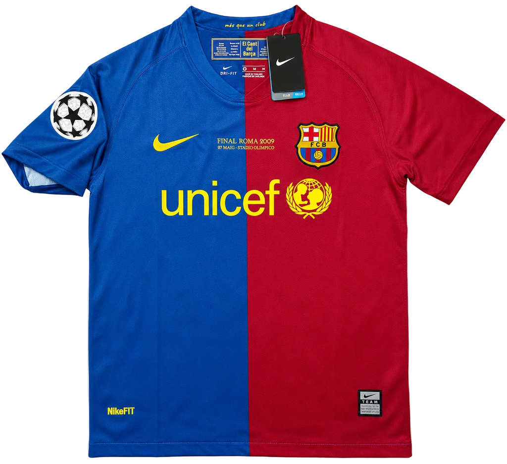 2008/2009 FC Barcelona Messi #10 Home Jersey – Retro Soccer Shirt