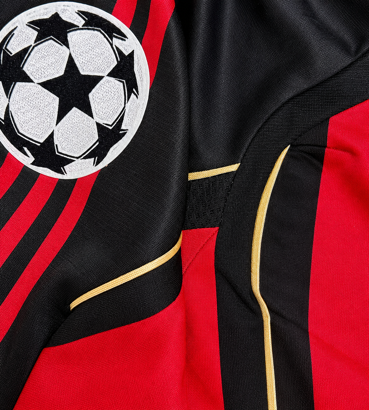 2007/2008 AC Milan Kaka #22 Home Long Sleeve Jersey - Retro Soccer Shirt