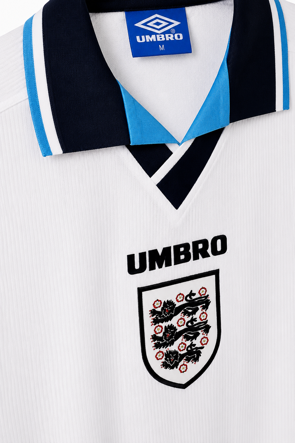 1995/1996 England Home Jersey - Retro Soccer Shirt