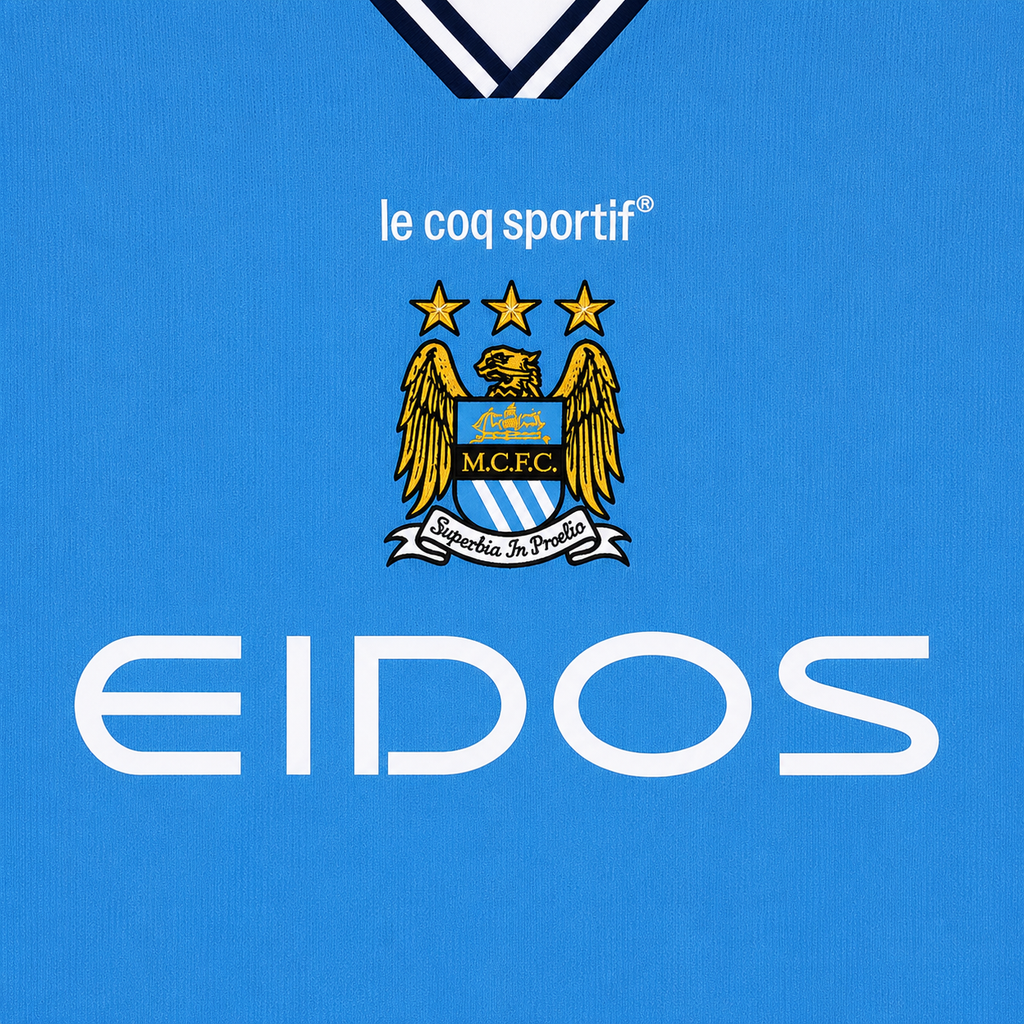 2000/2001 Manchester City Haaland #15 Home Jersey – Retro Soccer Shirt