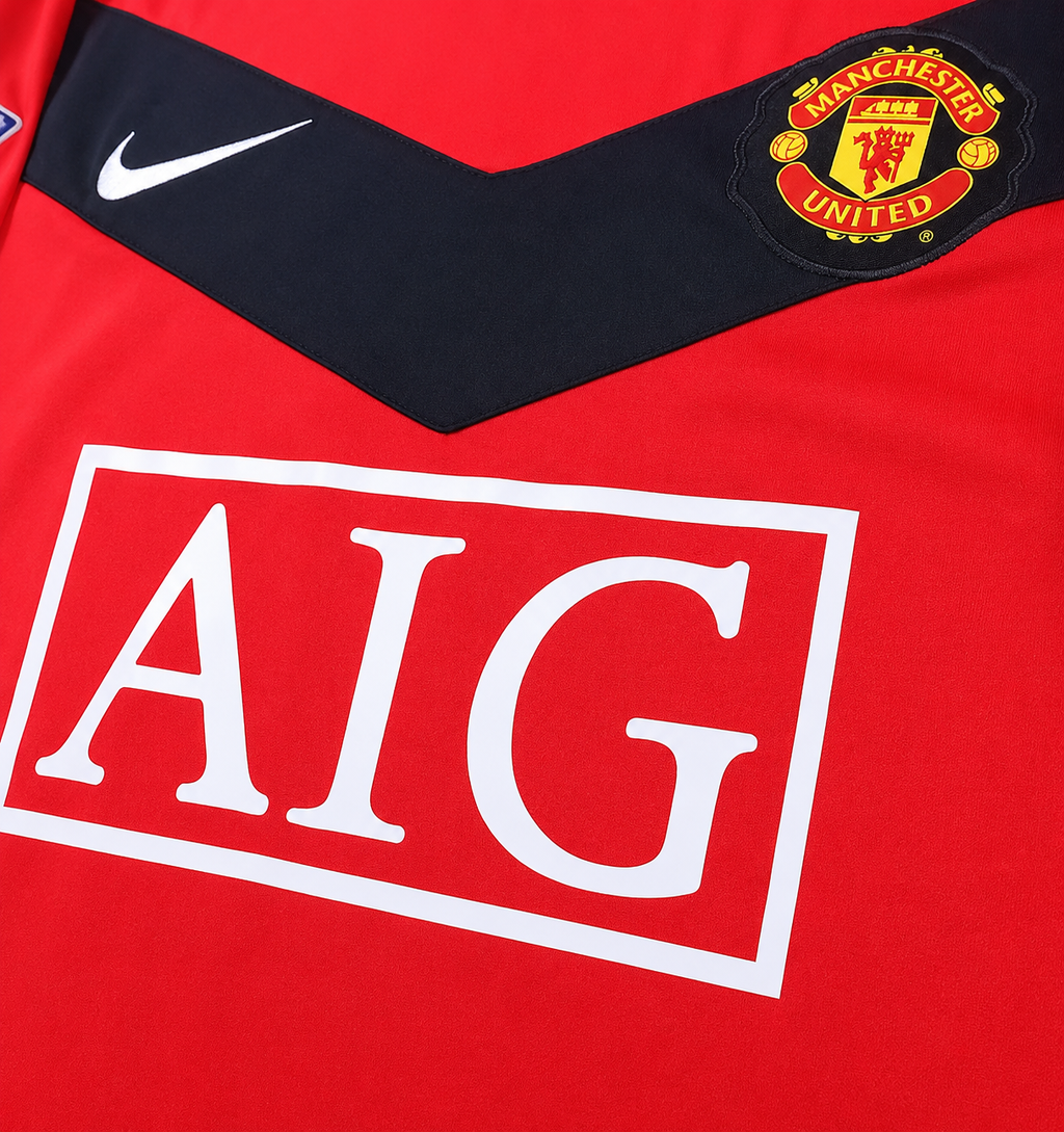 2009/2010 Manchester United F.C. Rooney #10 Home Jersey - Retro Soccer Shirt