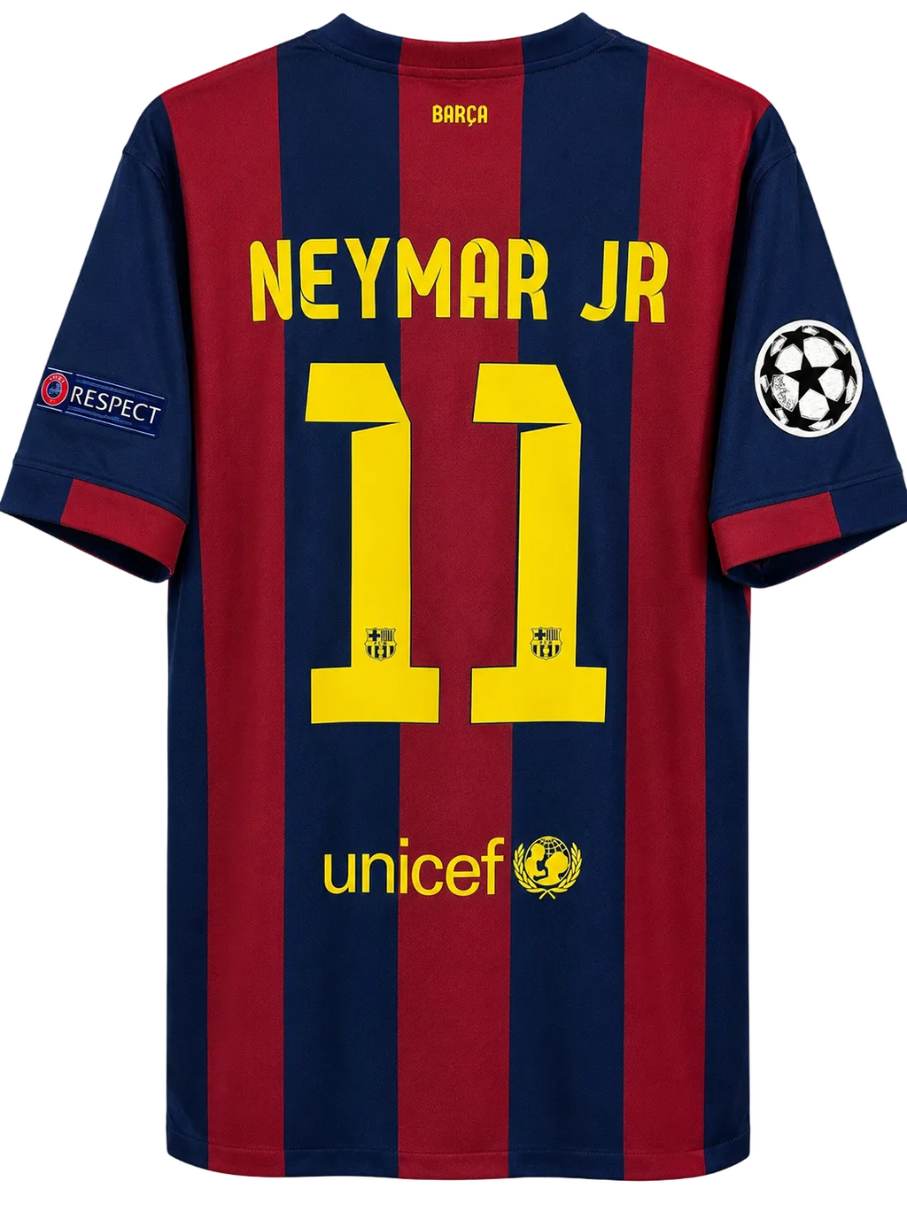 2014/2015 FC Barcelona Neymar #11 Home Jersey – Retro Soccer Shirt
