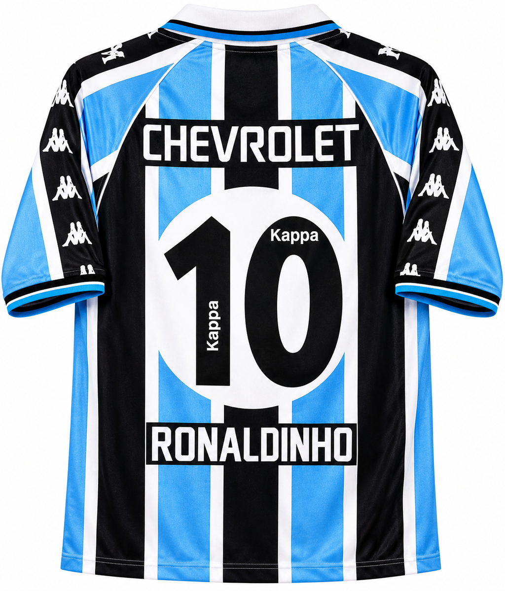 2000/2001 Gremio Ronaldinho #10 Home Jersey - Retro Soccer Shirt