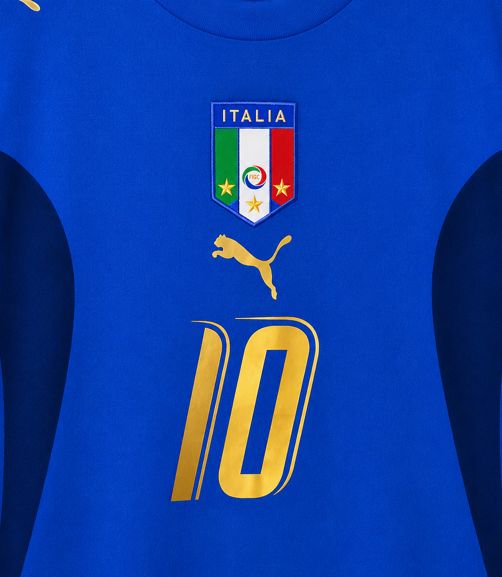2006 Italy Totti #10 Home Jersey – Retro Soccer Shirt