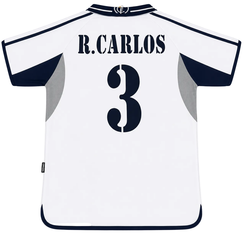 2000/2001 Real Madrid Roberto Carlos #3 Home Jersey – Retro Soccer Shirt