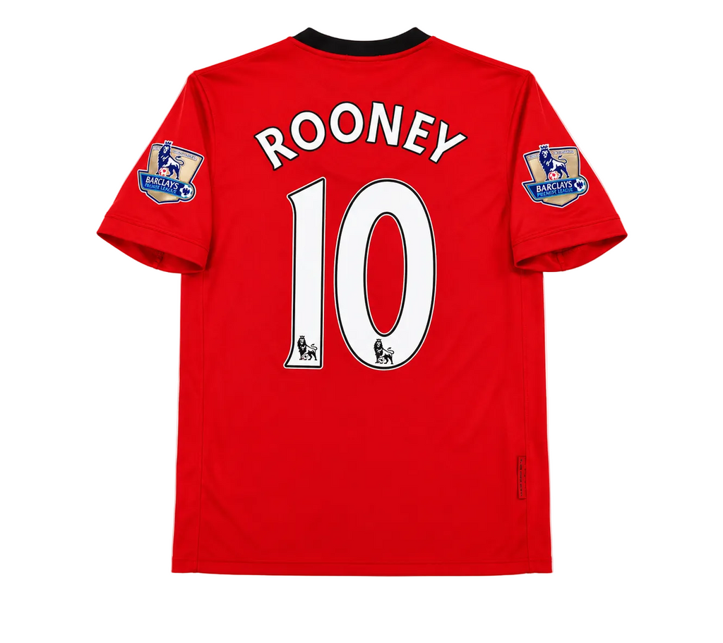 2009/2010 Manchester United F.C. Rooney #10 Home Jersey - Retro Soccer Shirt