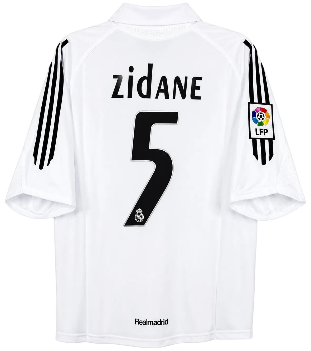 2005/2006 Real Madrid Zidane #5 Home Jersey – Retro Soccer Shirt