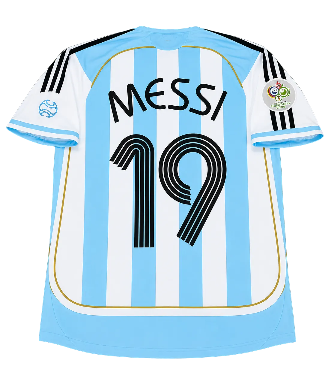 2006 Argentina Messi #19 Home Jersey – Retro Soccer Shirt