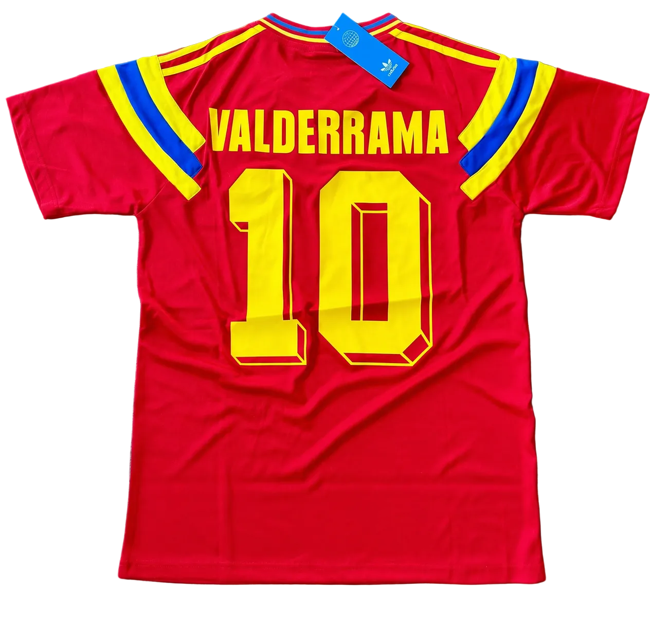 1990/1991 Colombia Valderrama #10 Away Jersey - Retro Soccer Shirt