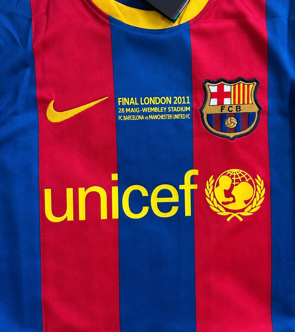 2010/2011 FC Barcelona Messi #10 Home Jersey – Retro Soccer Shirt
