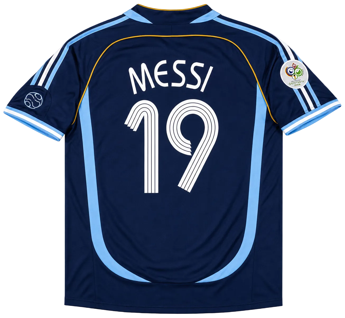 2006 Argentina Messi #19 Away Jersey – Retro Soccer Shirt