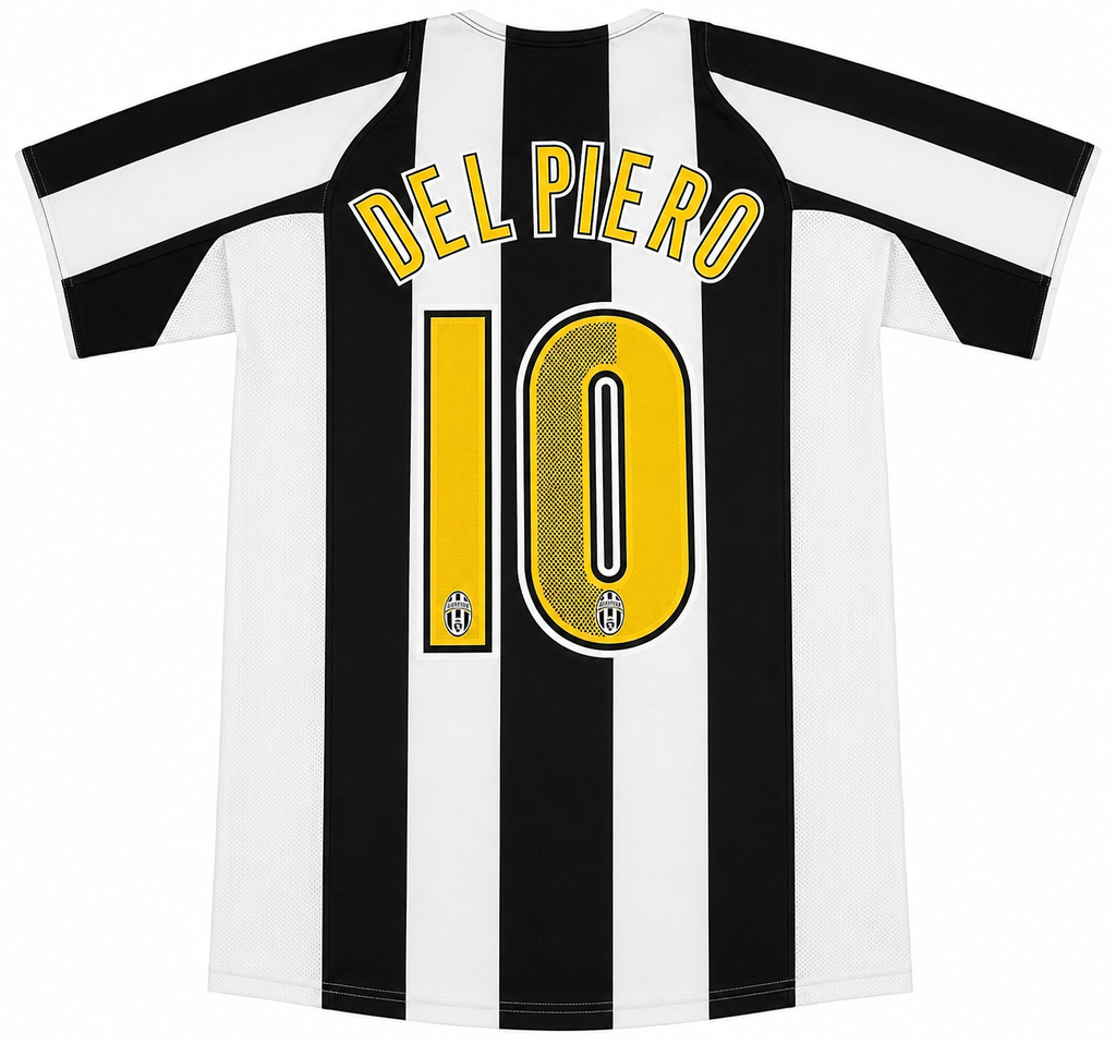 2004/2005 Juventus Del Piero #10 Home Jersey – Retro Soccer Shirt