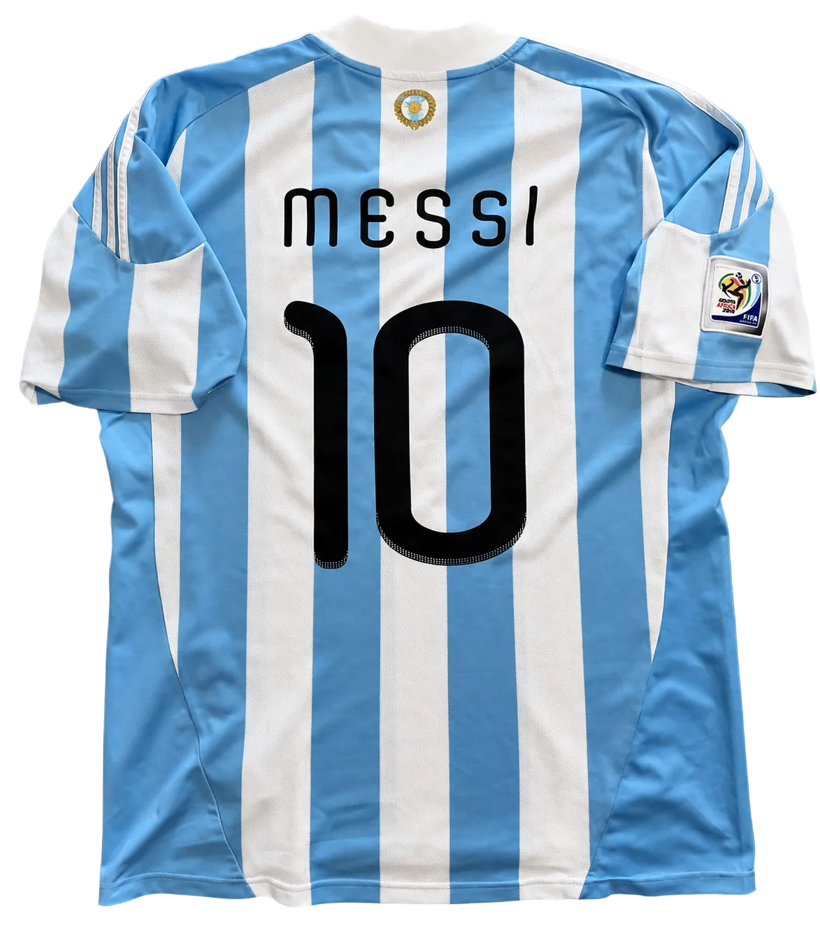 2010 Argentina Messi #10 Home Jersey – Retro Soccer Shirt