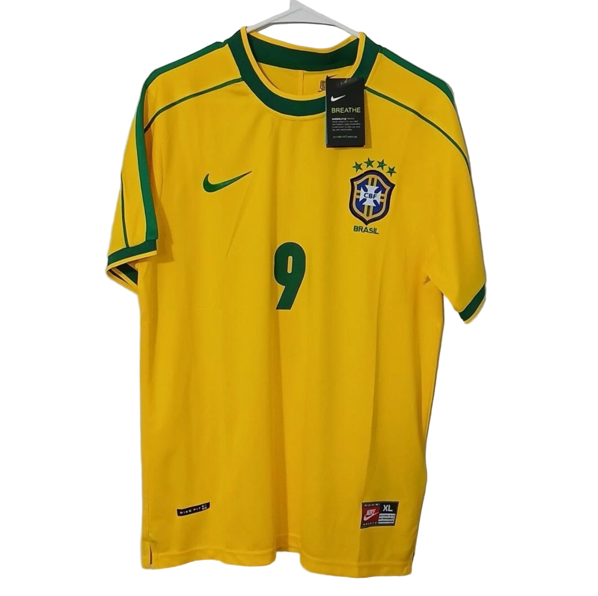 Brazil Ronaldo #9 Jersey 1998 - Retro Classic