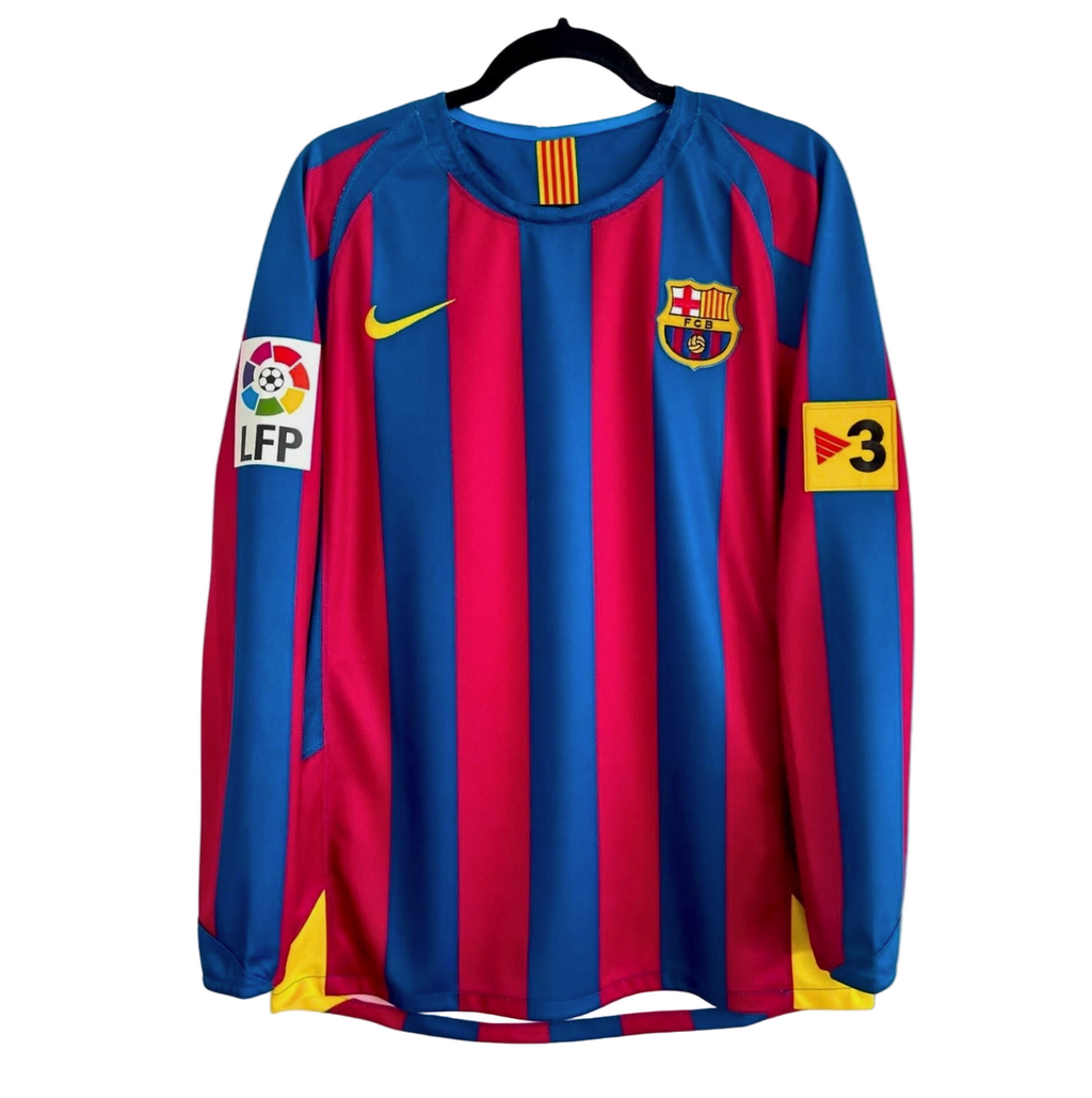 FC Barcelona Ronaldinho #10 Jersey 05/06 Long Sleeve - Retro Classic