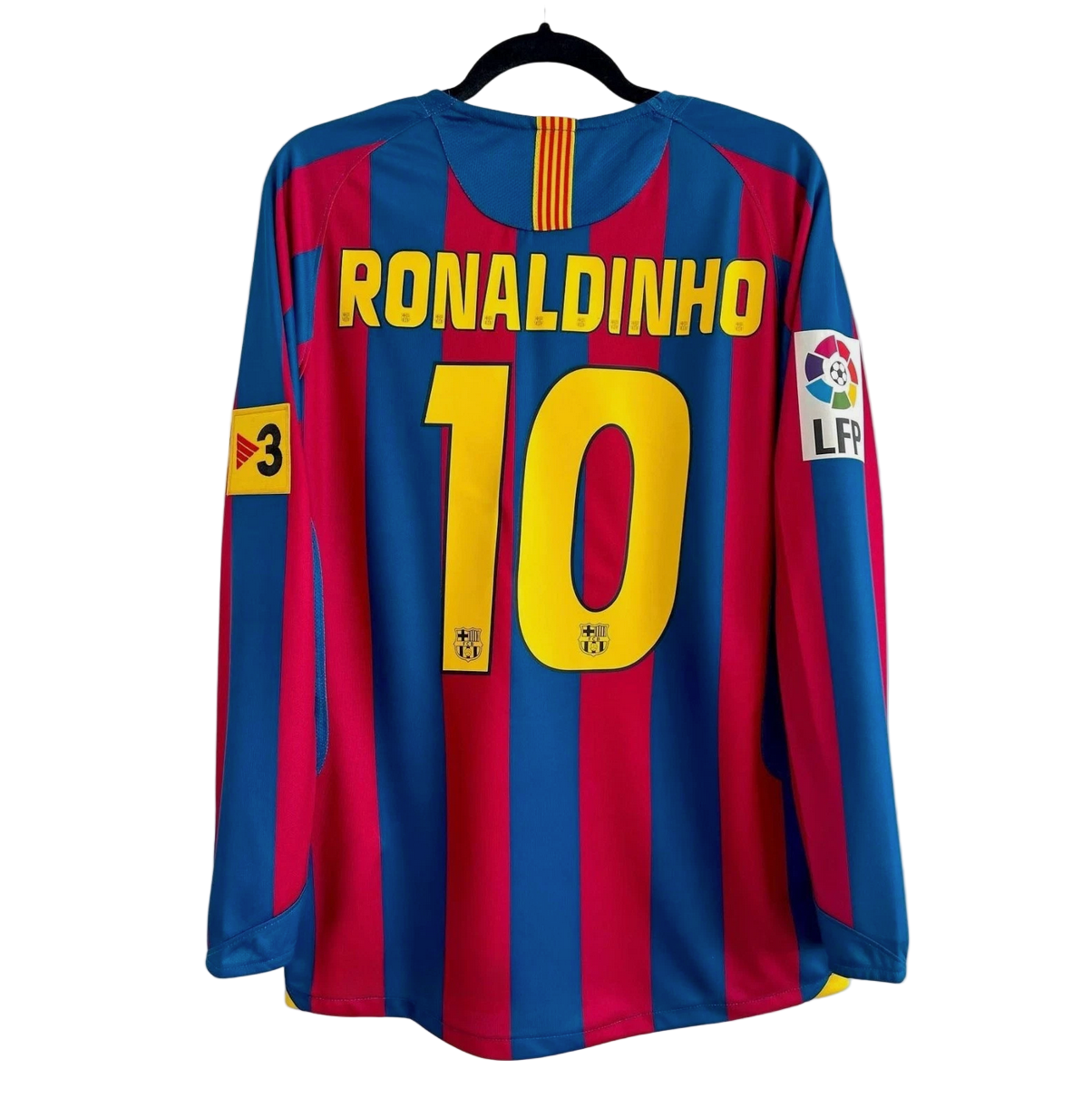 FC Barcelona Ronaldinho #10 Jersey 05/06 Long Sleeve - Retro Classic
