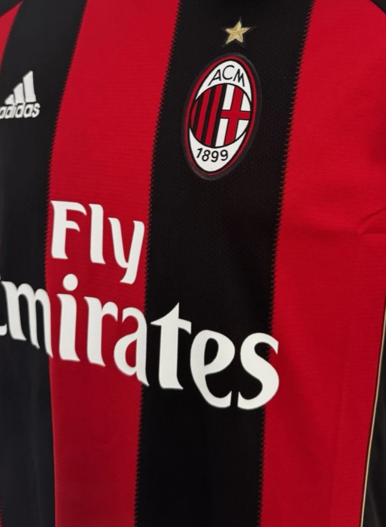 2010/2011 AC Milan Ronaldinho #80 Home Jersey - Retro Soccer Shirt