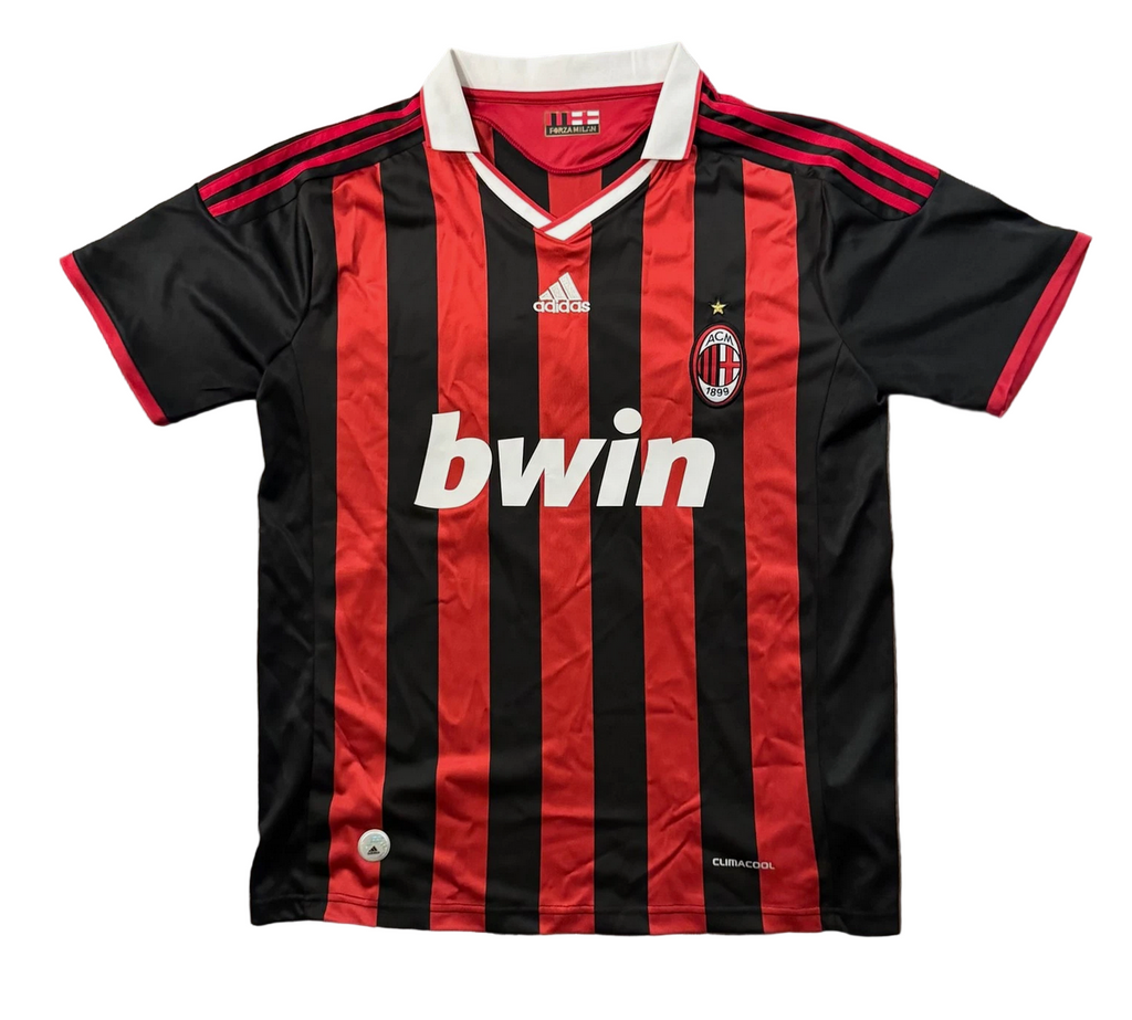 2009/2010 AC Milan Pirlo #21 Home Jersey - Retro Soccer Shirt