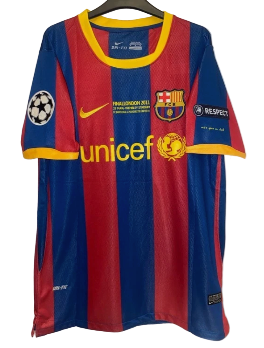 2010/2011 FC Barcelona Messi #10 Home Jersey – Retro Soccer Shirt