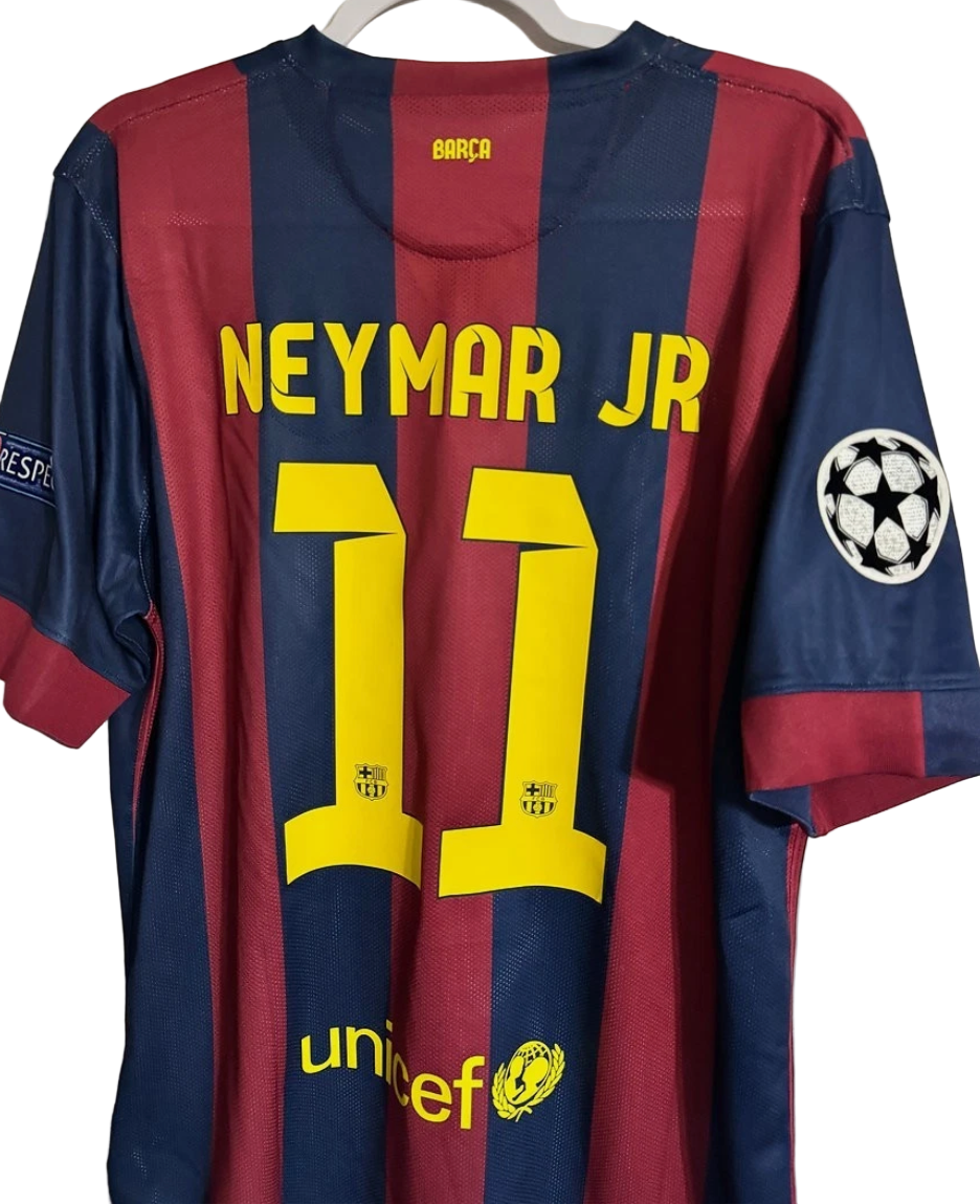 2014/2015 FC Barcelona Neymar #11 Home Jersey – Retro Soccer Shirt