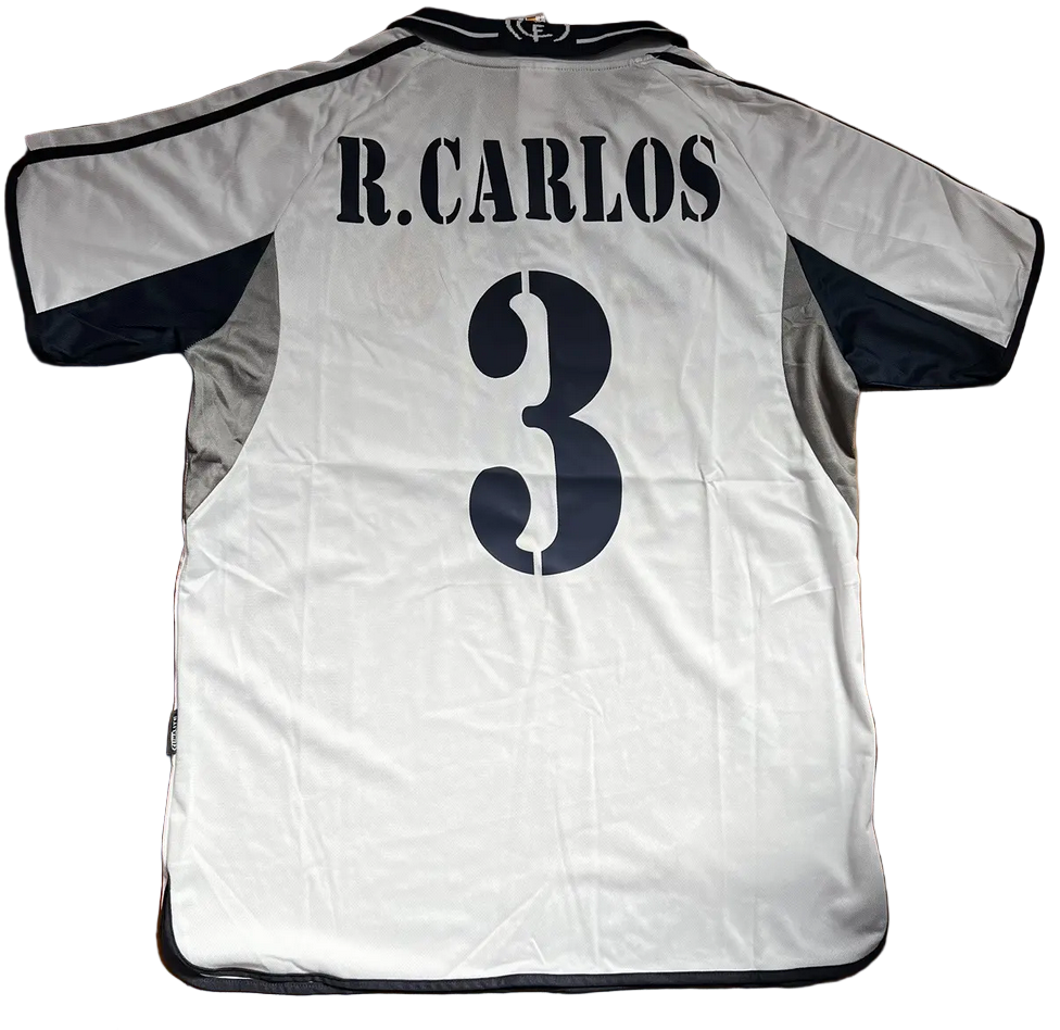 Real Madrid CF R.Carlos #3 Home Jersey 00/01 - Retro Classic
