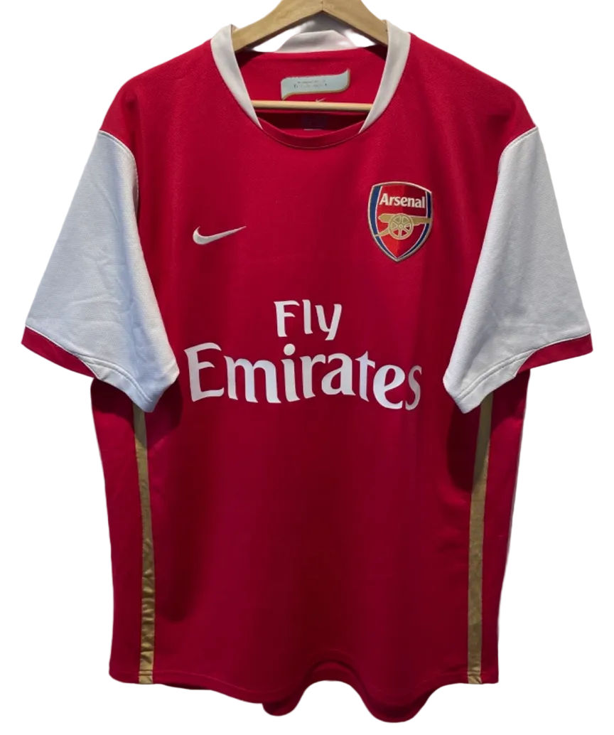 2007/2008 Arsenal Fabregas #4 Home Jersey – Retro Soccer Shirt