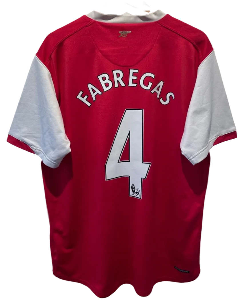 2007/2008 Arsenal Fabregas #4 Home Jersey – Retro Soccer Shirt
