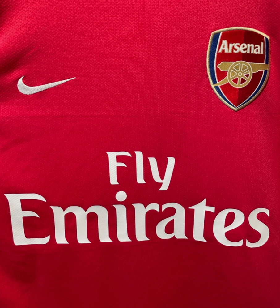 2007/2008 Arsenal Fabregas #4 Home Jersey – Retro Soccer Shirt