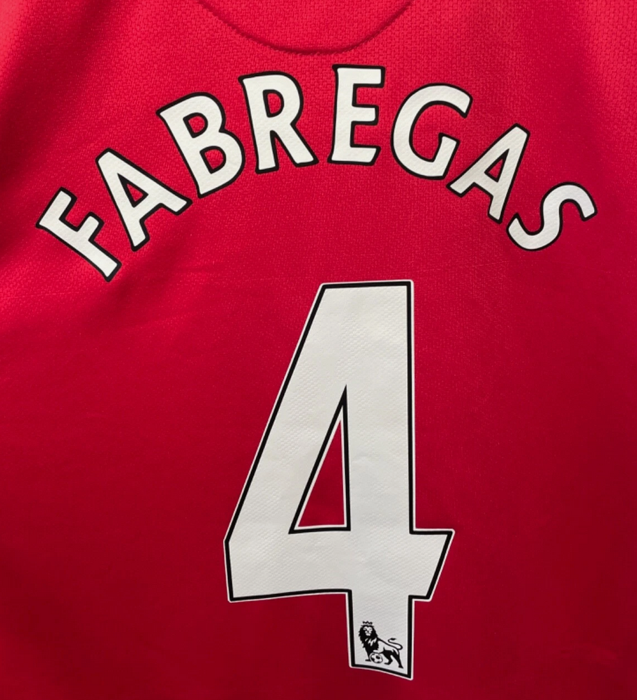 2007/2008 Arsenal Fabregas #4 Home Jersey – Retro Soccer Shirt