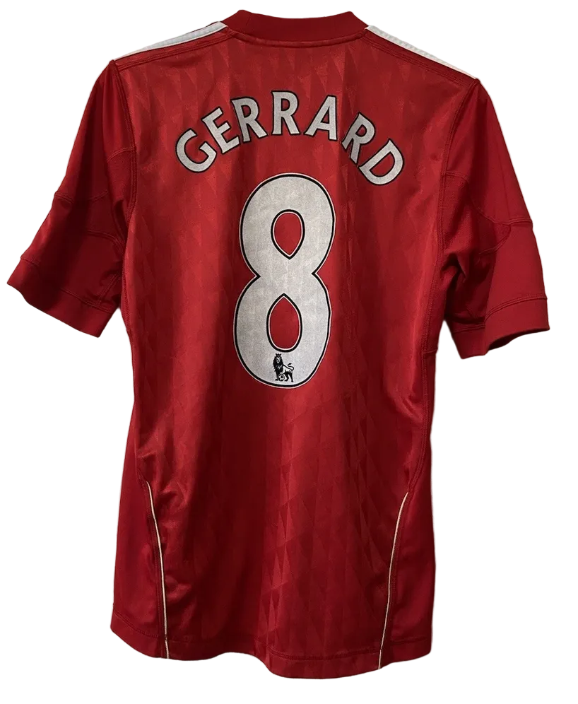 2010/2011 Liverpool Gerrard #8 Home Jersey – Retro Soccer Shirt