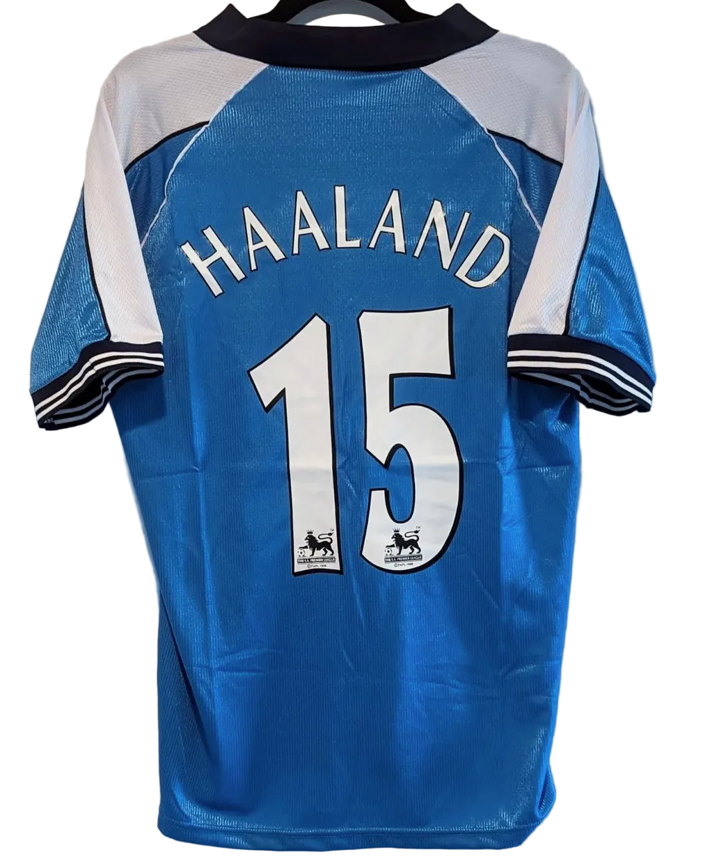 2000/2001 Manchester City Haaland #15 Home Jersey – Retro Soccer Shirt