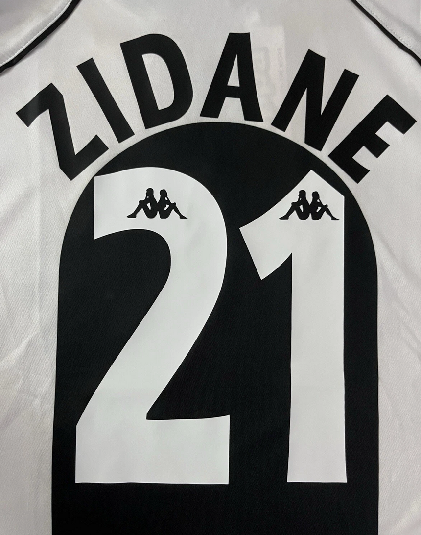 1997/1998 Juventus Zidane #21 Home Jersey – Retro Soccer Shirt