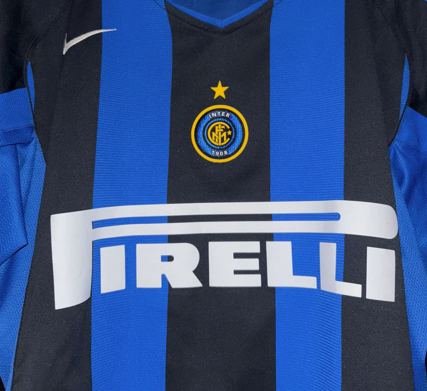 2004/2005 Inter Milan Adriano #10 Home Jersey – Retro Soccer Shirt