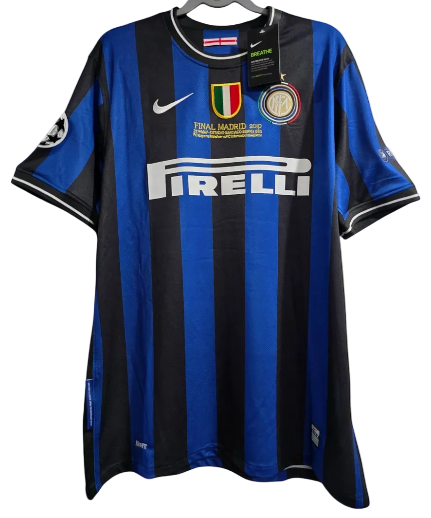 2009/2010 Inter Milan Sneijder #10 Home Jersey – Retro Soccer Shirt