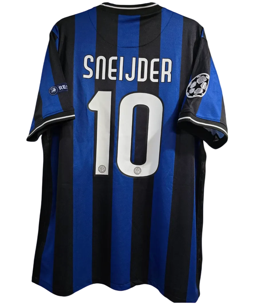 2009/2010 Inter Milan Sneijder #10 Home Jersey – Retro Soccer Shirt