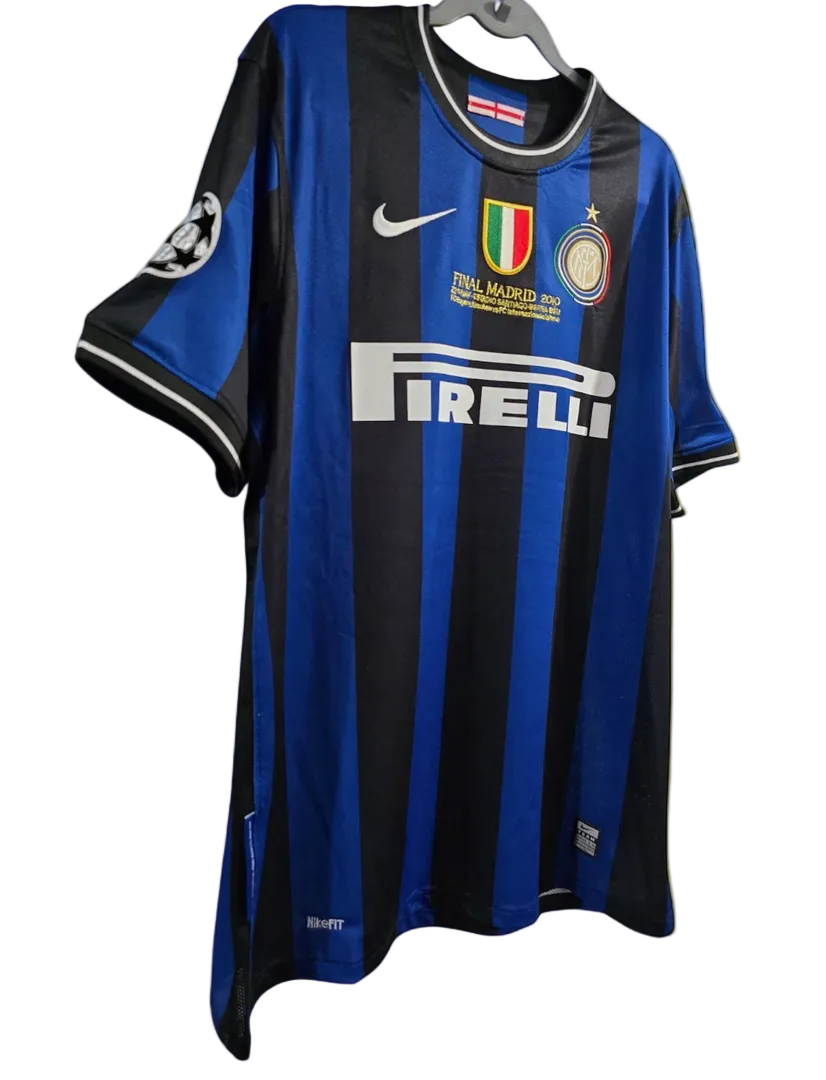 2009/2010 Inter Milan Sneijder #10 Home Jersey – Retro Soccer Shirt