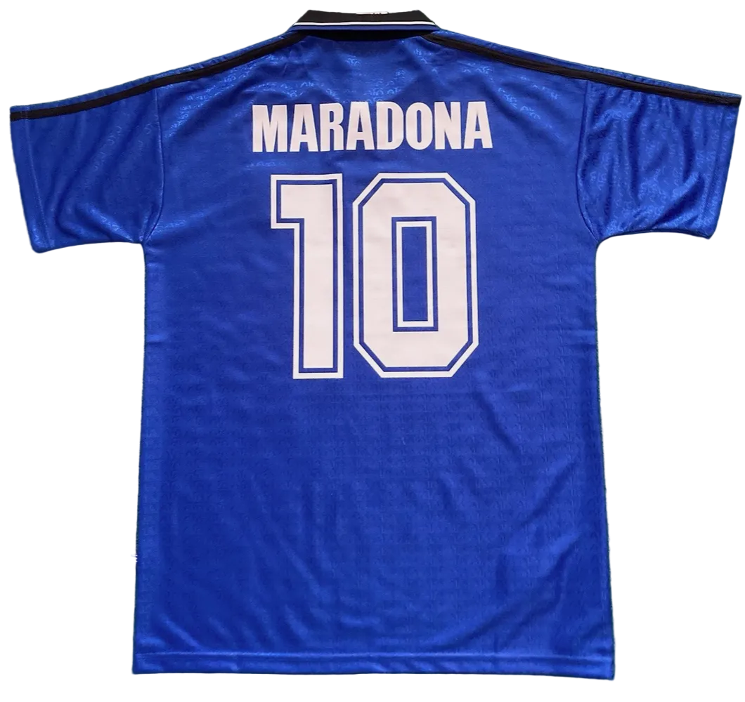 1994 Argentina Maradona #10 Away Jersey – Retro Soccer Shirt