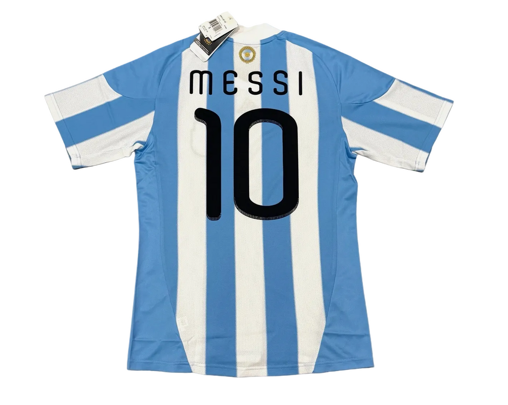 2010 Argentina Messi #10 Home Jersey – Retro Soccer Shirt