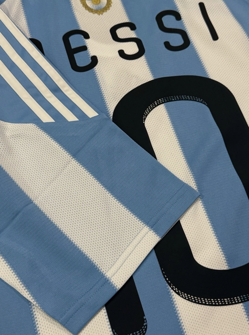 2010 Argentina Messi #10 Home Jersey – Retro Soccer Shirt