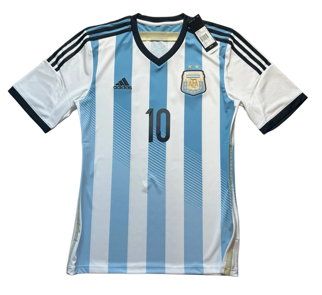 2014 Argentina Messi #10 Home Jersey – Retro Soccer Shirt