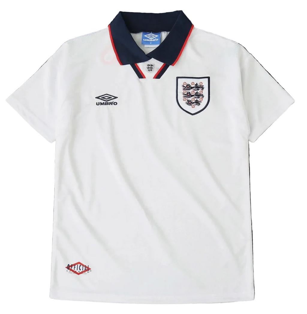 1993/1994 England Home Jersey – Retro Soccer Shirt